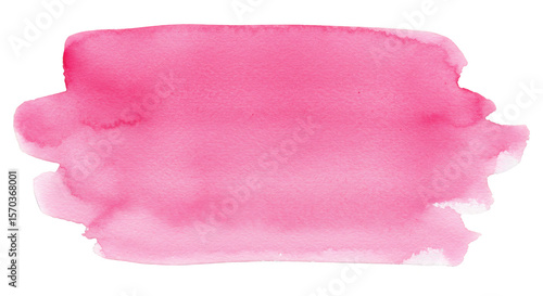 Pink Watercolor Stain Background Abstract Brush Stroke Texture Art
