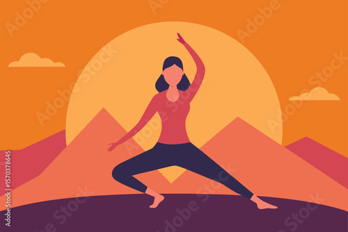 yoga woman in lotus position