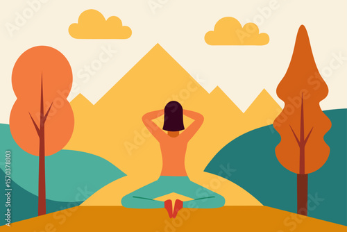 yoga in the desert
