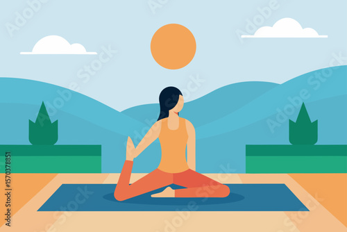 yoga on the beach