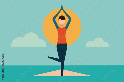 yoga on the beach