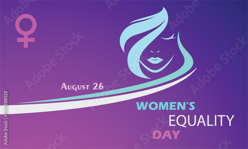 Bold Feminist Poster Template with Text Women Equality Day