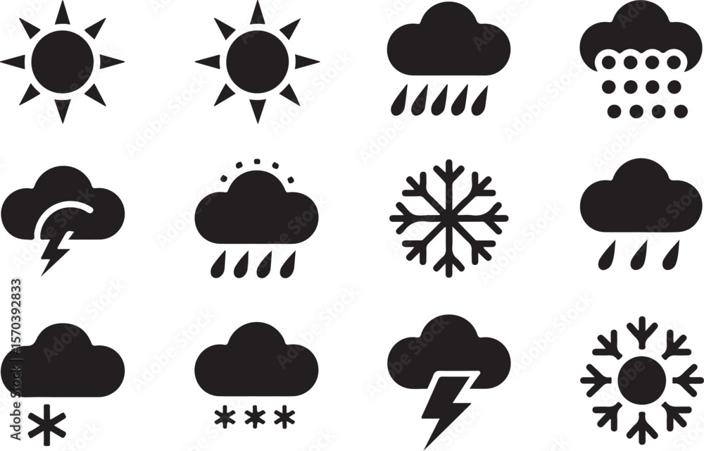 Storm Lightning Weather Icons
Storm Lightning Weather Icons