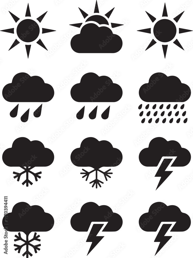 Minimal Weather Symbols Pack
Minimal Weather Symbols Pack