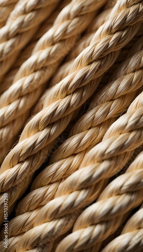 Obraz na płótnie twisted rope texture.
