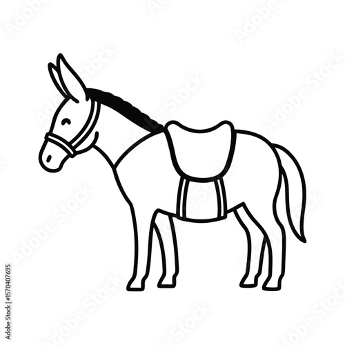 white horse with a foal