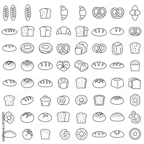 Business and finance icon set: a collection of web vector symbols illustrating business, travel, food, and transport designs for mobile and internet use