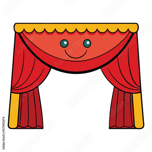 Luxurious velvet stage curtain drapes elegantly, creating a dramatic entrance with rich folds and deep color—perfect for theaters, performances, and grand reveals.
