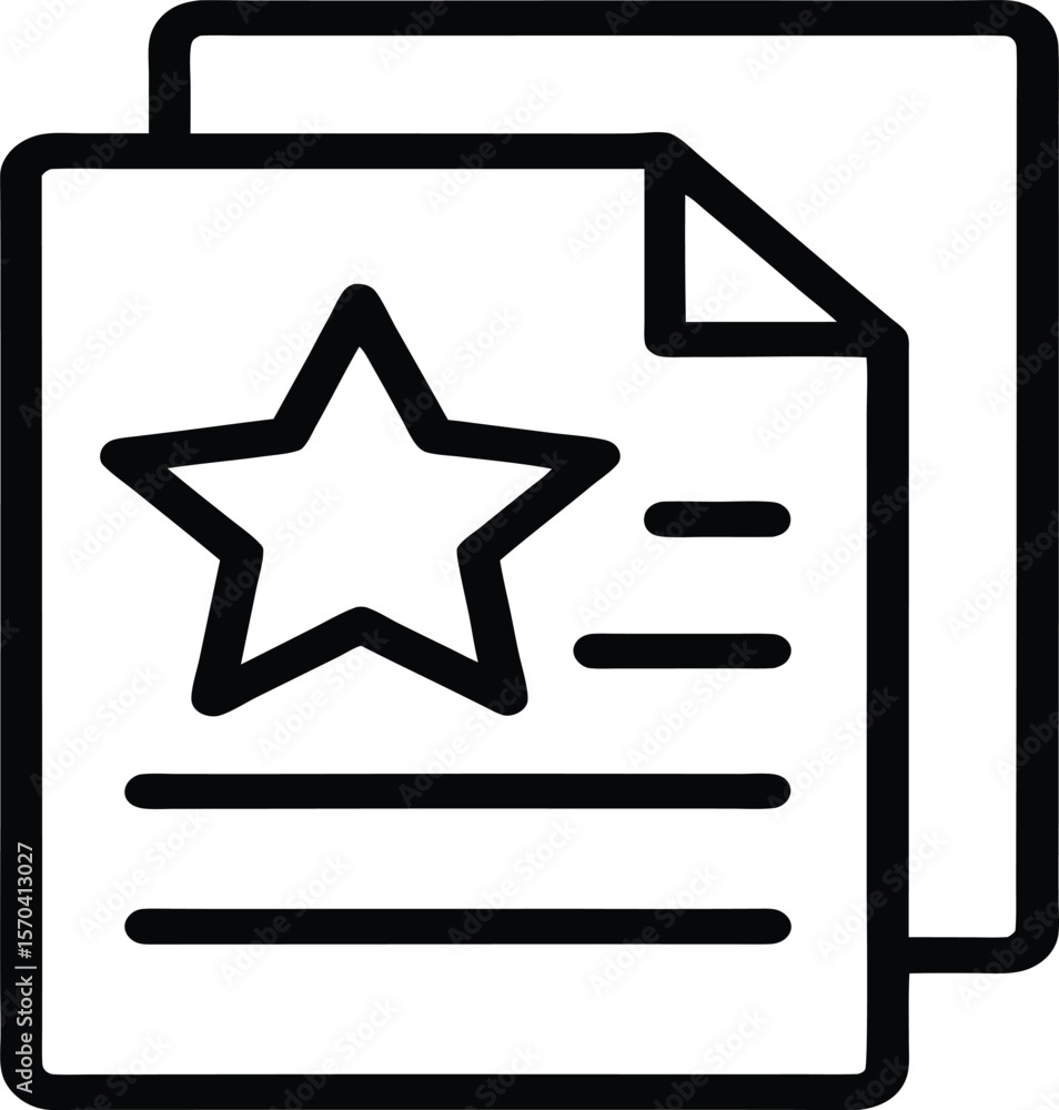 Obraz premium star icon button