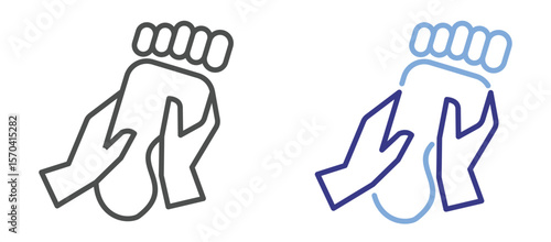 Foot Massage Icon Color