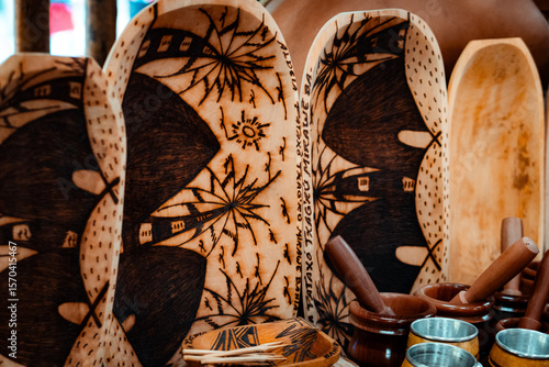 Arte indigena feita a mão- Porto Serguro Bahia 