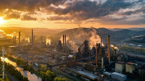 industrial factories that cause pollution