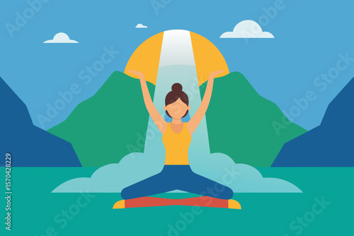 yoga on the beach