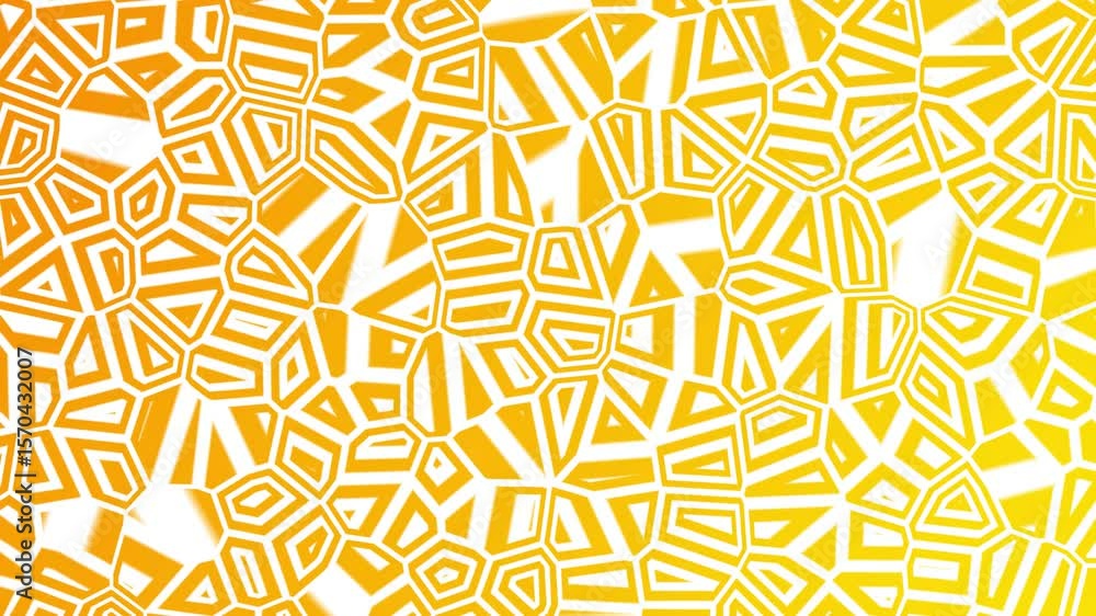Bright yellow geometric abstract pattern suitable for backgrounds, textiles, prints, and packaging design projects. Versatile and eye-catching design.