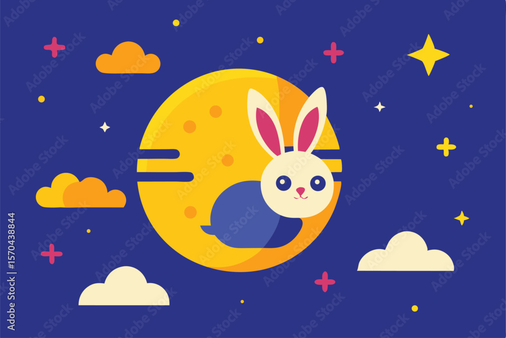 custom made wallpaper toronto digitalBanner Set For Mid Autumn Festival With Trendy Design Elements