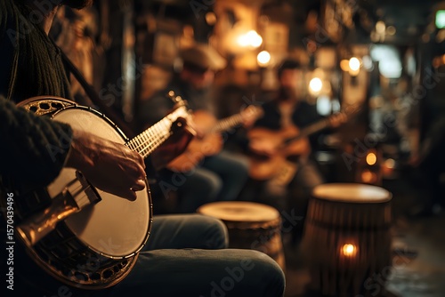 Irish Folk Music Session: Cozy Pub