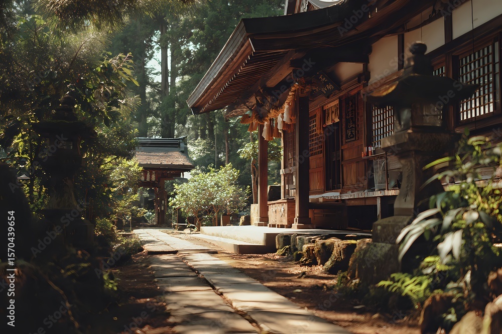 Shinto Shrine: Traditional Japan Serenity Shinto Shrine: Traditional Japan Serenity