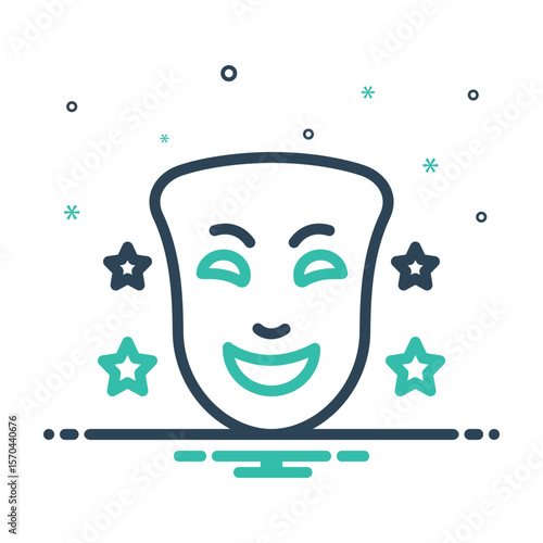 Mix icon for mask