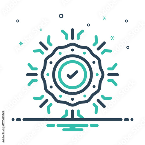 Mix icon for quality standards