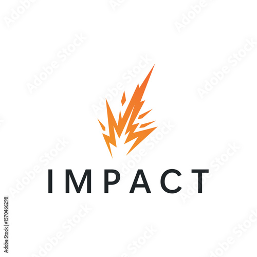 outer space concept with meteorite logo, space rock as asteroid simple silhouette vintage symbol illustration brand or business product and design template