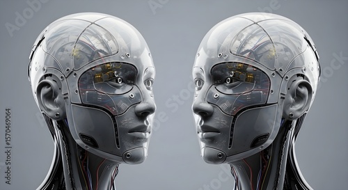 Humanoid Robot Heads Artificial Intelligence and the Future of Humanity