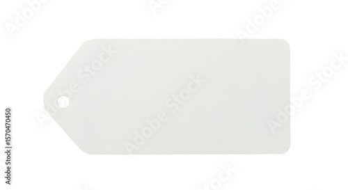 Blank Paper Label Tag Template for Price Discount Marketing