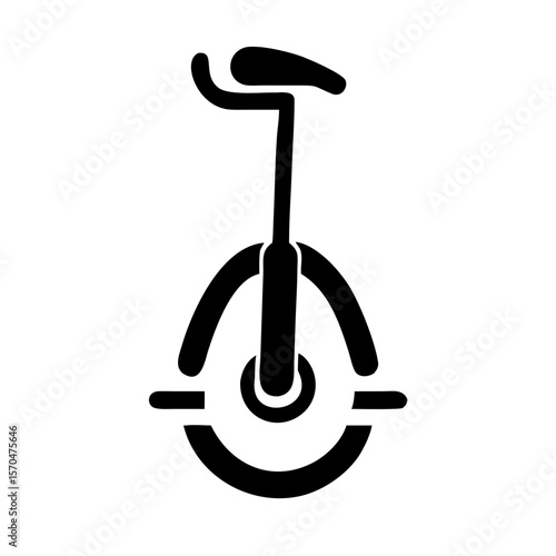 Sleek minimalist black silhouette of an electric scooter vector design ai future