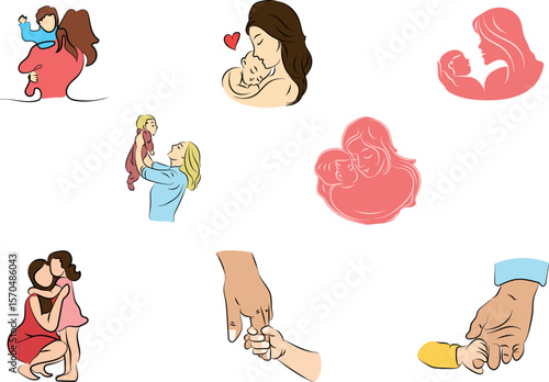 Happy Mother's Day Graphic Elements