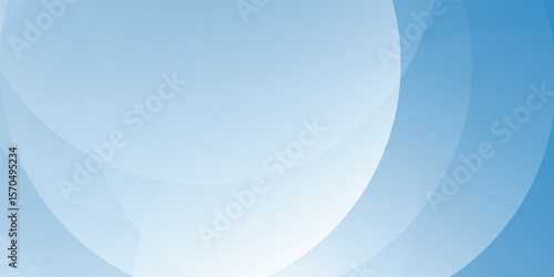 Minimalist banner background blue gradations abstract memphis circle shape. futuristic tecnology banner vector eps10