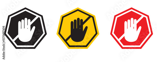 Wallpaper Mural stop sign is prohibited, Stop traffic sign, png  for apps and web design, Wall Stop Sign png design. Torontodigital.ca