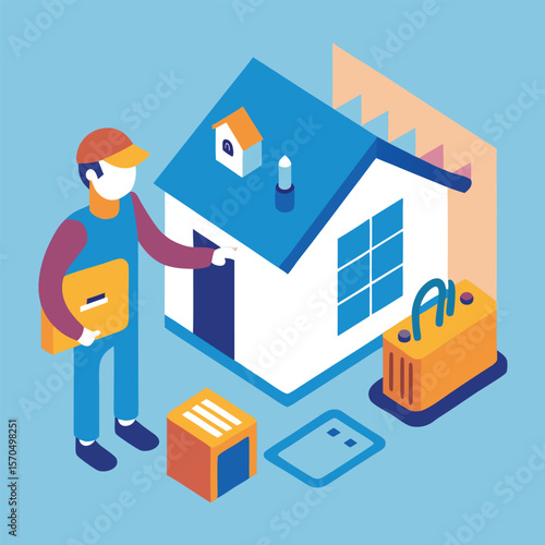 HVAC Installation And Maintenance Service Conducted At Home