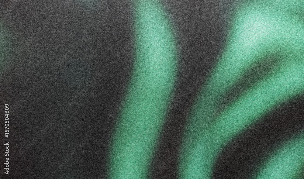 Naklejka premium green gradient background abstract color grain texture noise surface grainy