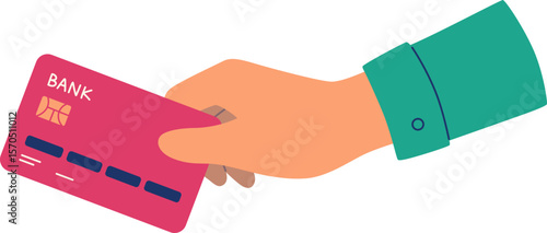 Handing Over a Credit Card


