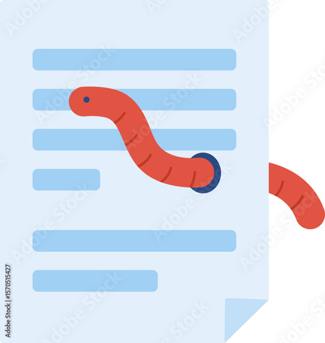 Document Infected with Computer Worm


