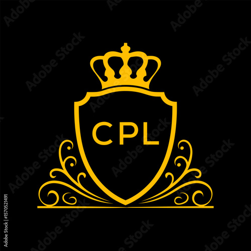 Dynamic Tech Logo Design with CPL Letters and Abstract Motion Elements – Modern Business Identity. CPL Letter logo.
