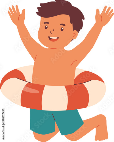Boy with Lifebuoy

