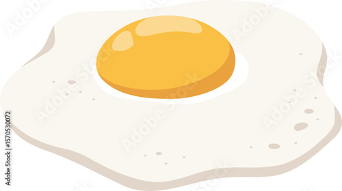 Cartoon Fried Egg


