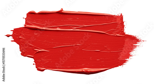 Red Paint Smear Stroke Brush Abstract Background Design Element