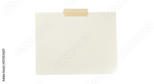 Paper Note Beige Adhesive Texture Office Clipboard Blank Isolated