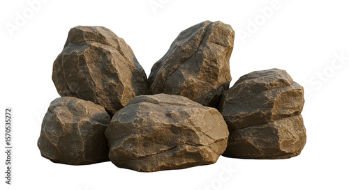 Pile Rocks Stones Isolated Texture Rock Pebble Nature Transparent PNG