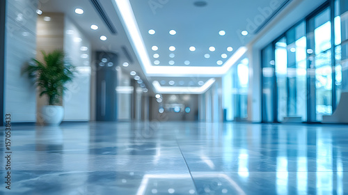 Wallpaper Mural blurred office lobby entrance building background, defocus luxury clinic hospital corridor, modern hotel reception hall interior Torontodigital.ca