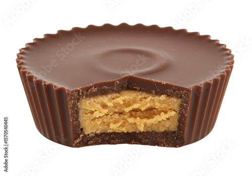 Reeses Chocolate Peanut Butter Cup Sweet Dessert Food Isolated