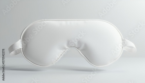 White Sleep Mask Mockup