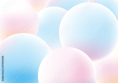 神秘的な雰囲気の球体がある背景素材