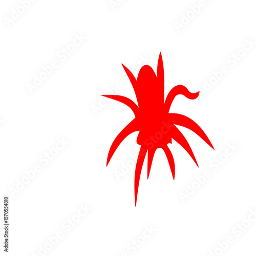 Spider siluet illustration