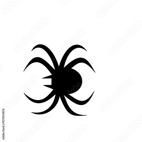 Spider siluet illustration