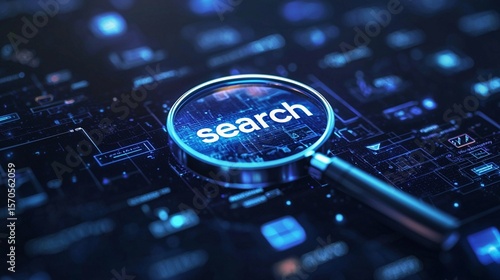 Modern Search Interface Animation/モダンな検索インターフェースアニメーション4