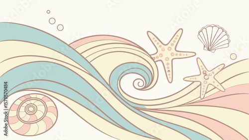 vector illustration of an abstract background
