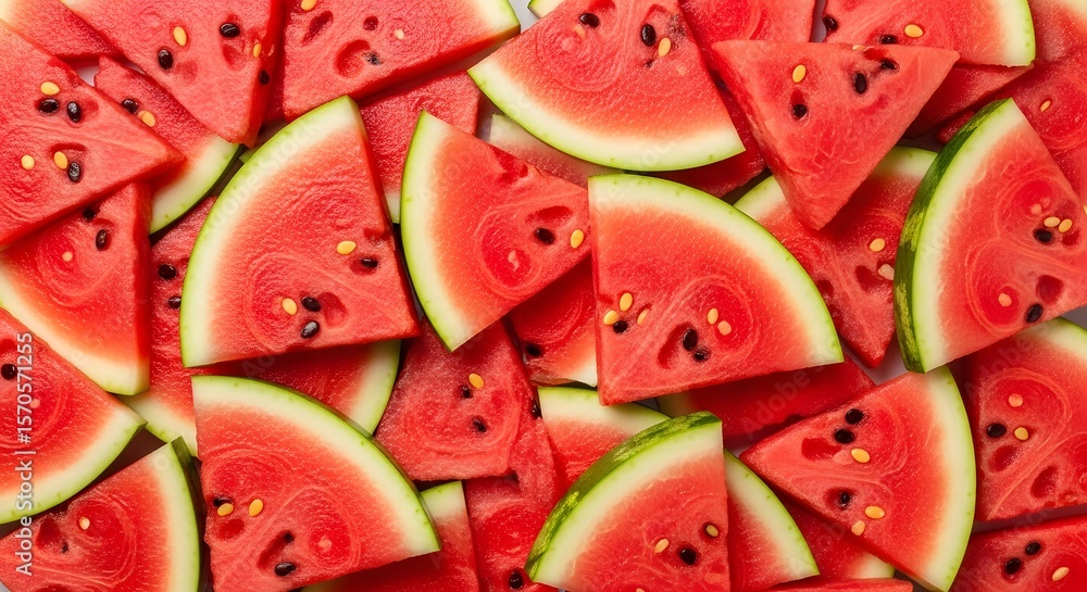 Watermelon Slices Summer Refreshment Watermelon Slices Summer Refreshment