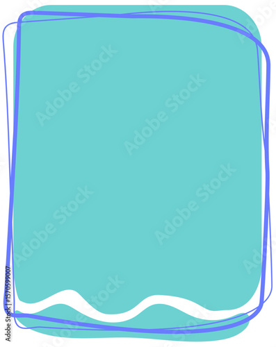 Abstract Tosca Board Shape with Purple Lines